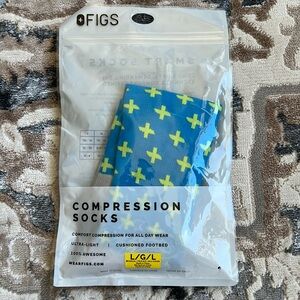 Figs Compression Socks NWT Extreme Blue